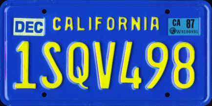 CA 87 #1SQV498