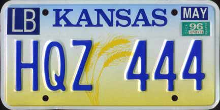 Older raised-letter Kansas license plates subject to distortion from  surface blisters - Kansas Reflector