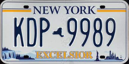 Excelsior license plate deals