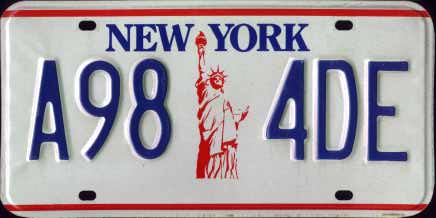 Vintage New York License Plates 60